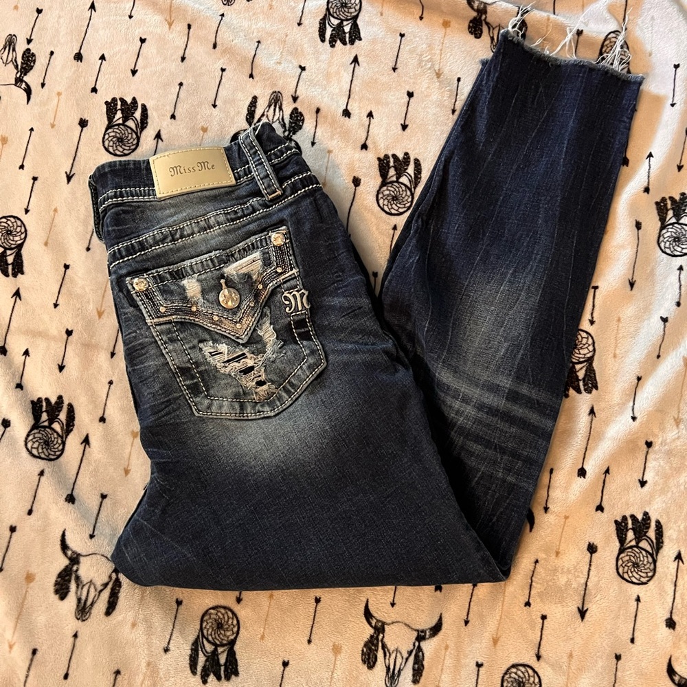 Miss Me size 31 curvy ankle skinny jeans